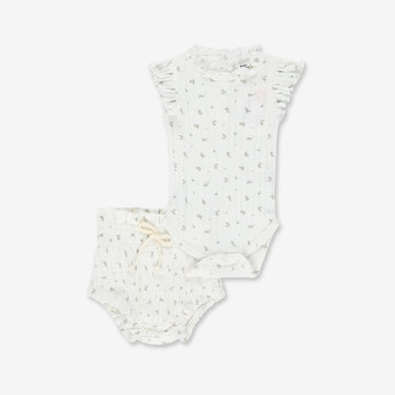Baby Girl Rib BodySuit & Bloomer Set RIB